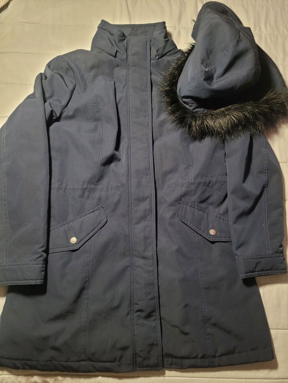 G.H. Bass & Co. Parka  Size M Women’s Removable Hooded Winter Coat..#R